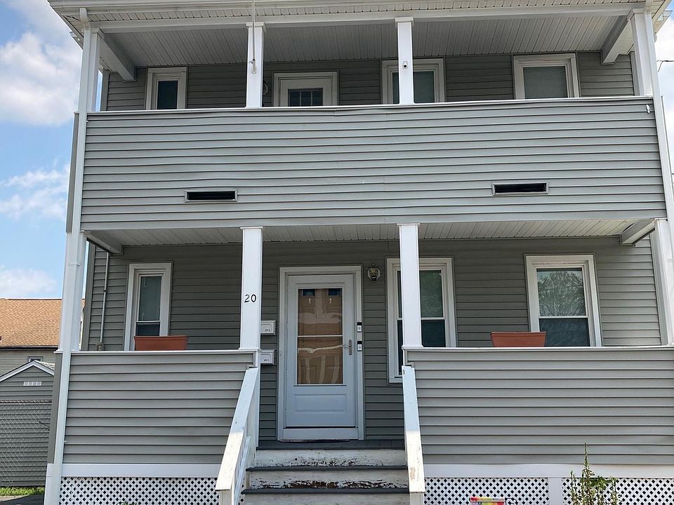 First floor has front porch access and a back deck with fenced yard