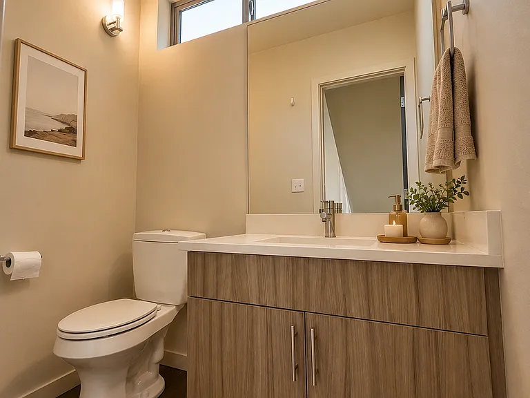 Living Level Powder Room