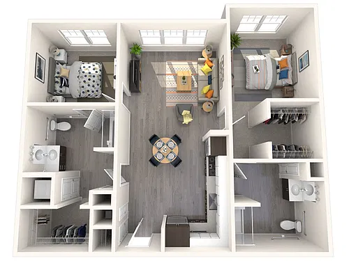 Floor plan B1A