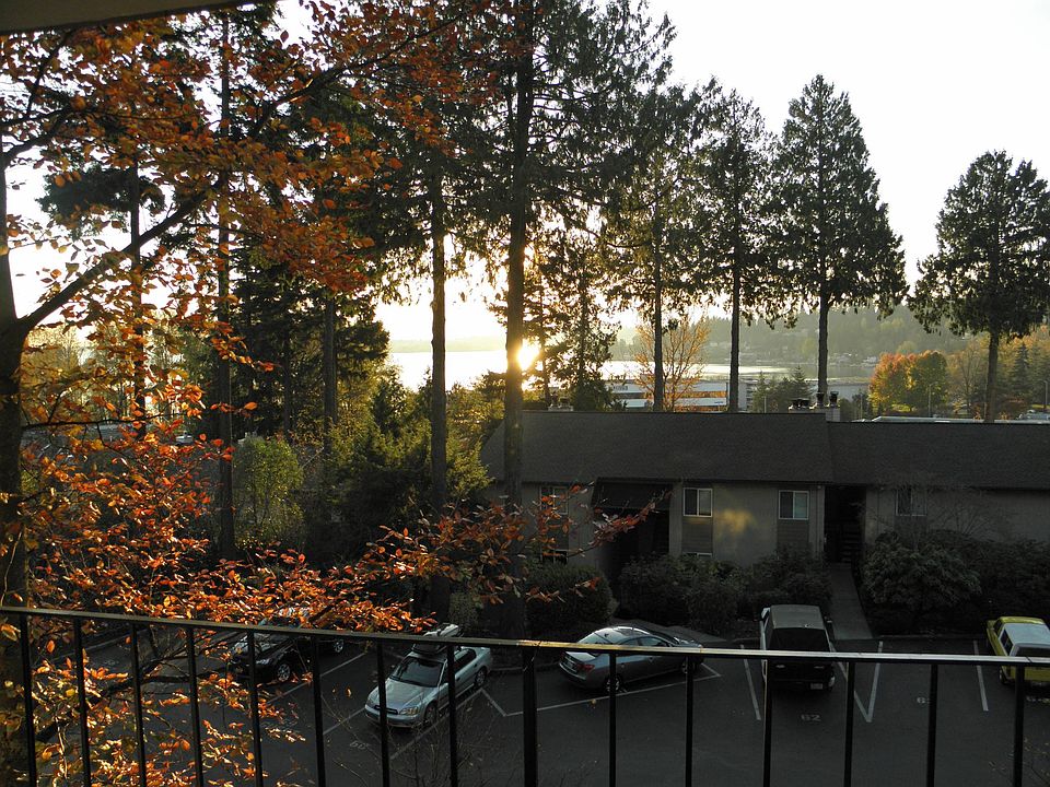 View of Lake Washington from family room deck.