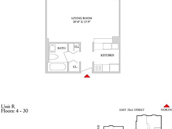 2nd image of 151-155 E 31st St #E14r