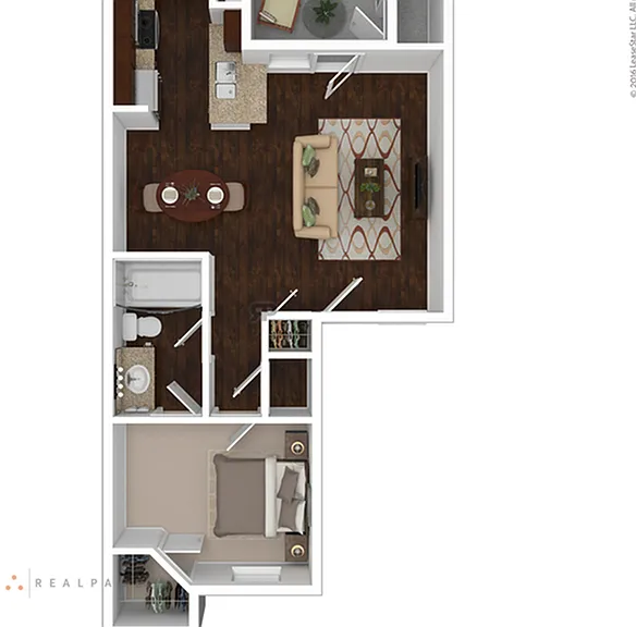 1 Bedroom | 1 Bath | 630 SqFt 1 Bedroom | 1 Bath | 630 SqFt