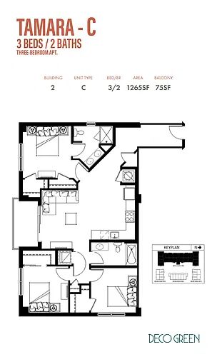 Floor plan 3 Bedroom