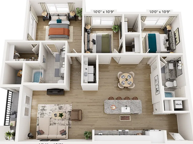 C1 | 3x2 | 1372 sf C1 | 3x2 | 1372 sf