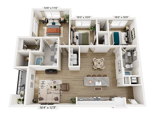 Floor plan C1
