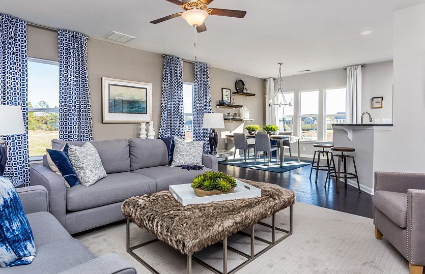 Open concept living, great for entertaining family and friends