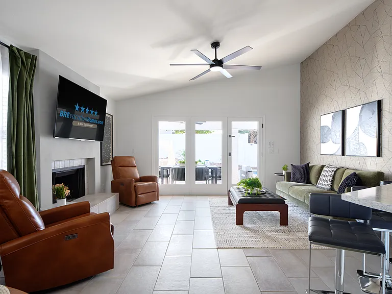 Family Room 2 opens to kitchen and back patio