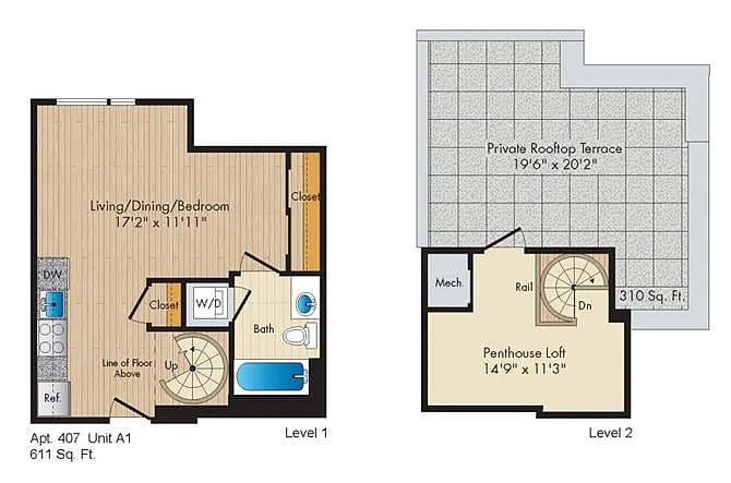 Floor plan Style A1 Penthouse