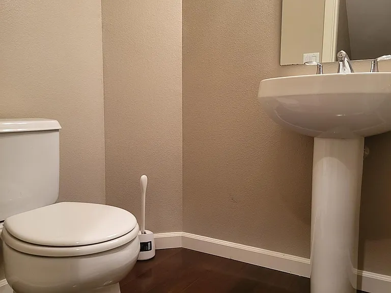 powder room on main floor