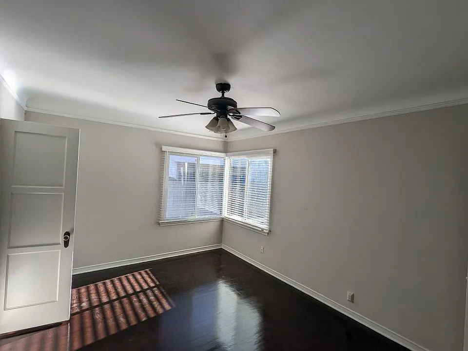 Master bedroom with walk-in closet