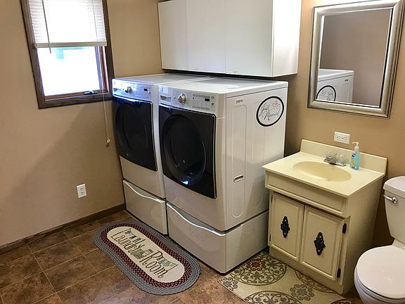 Laundry and 1/2 bath
