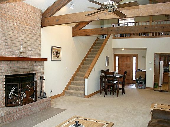 Huge fireplace for those cooler evenings