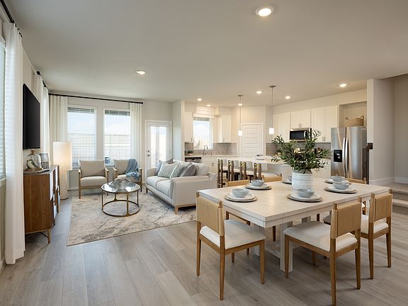 Dining, Kitchen, and Living