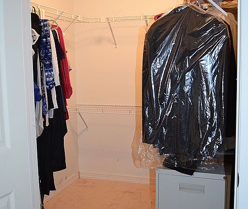 Master walk-in closet.