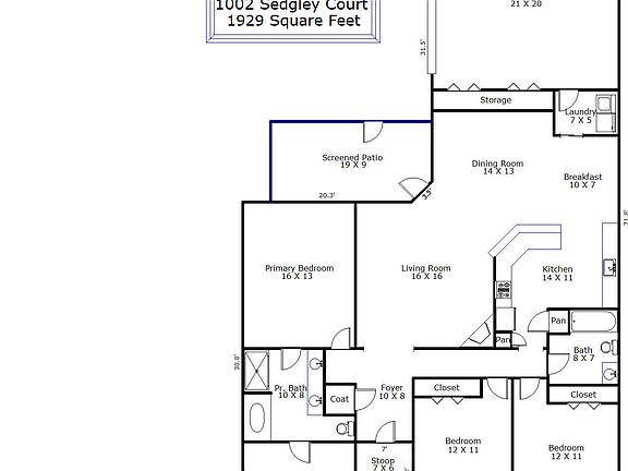 2nd image of 1002 Sedgley Court