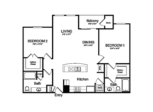 Floor plan B3