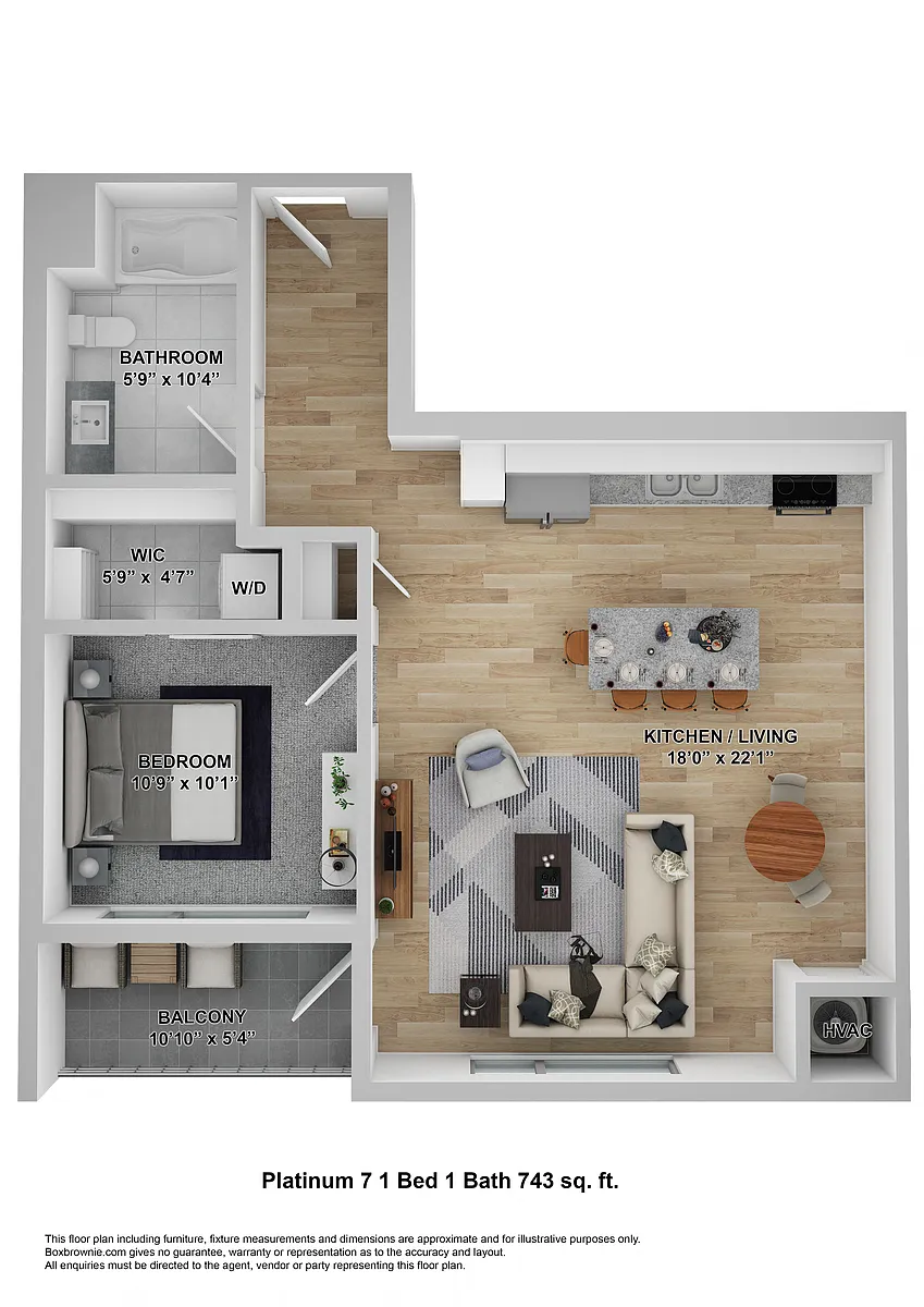 Floor plan Platinum 7