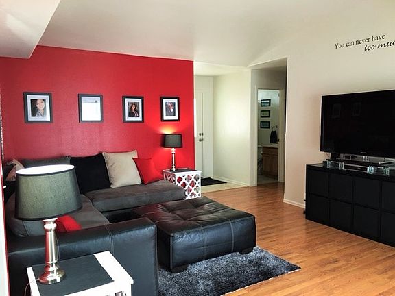 Living room from dining area