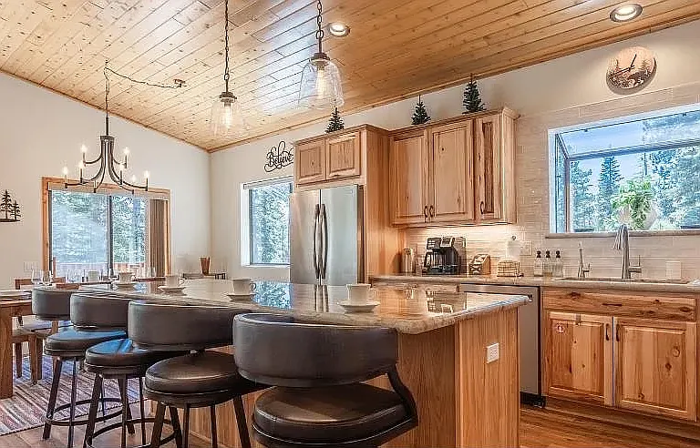 Fully Equipped Modern Kitchen with Mountain Views