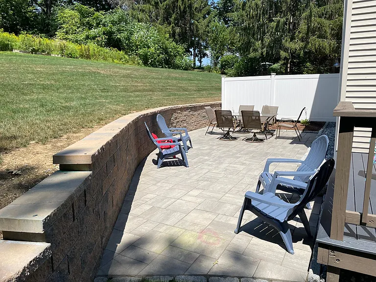 Backyard patio