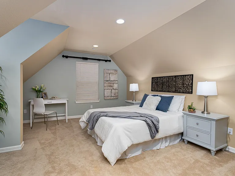 Large bedroom suite or rec/ game/ guest suite with closet.