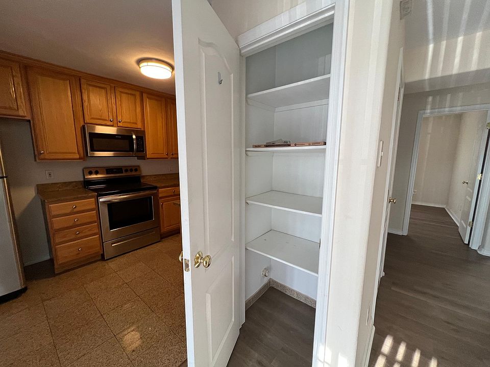 Pantry off of the kitchem