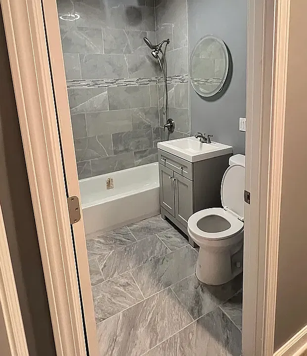 Remodeled bathroom