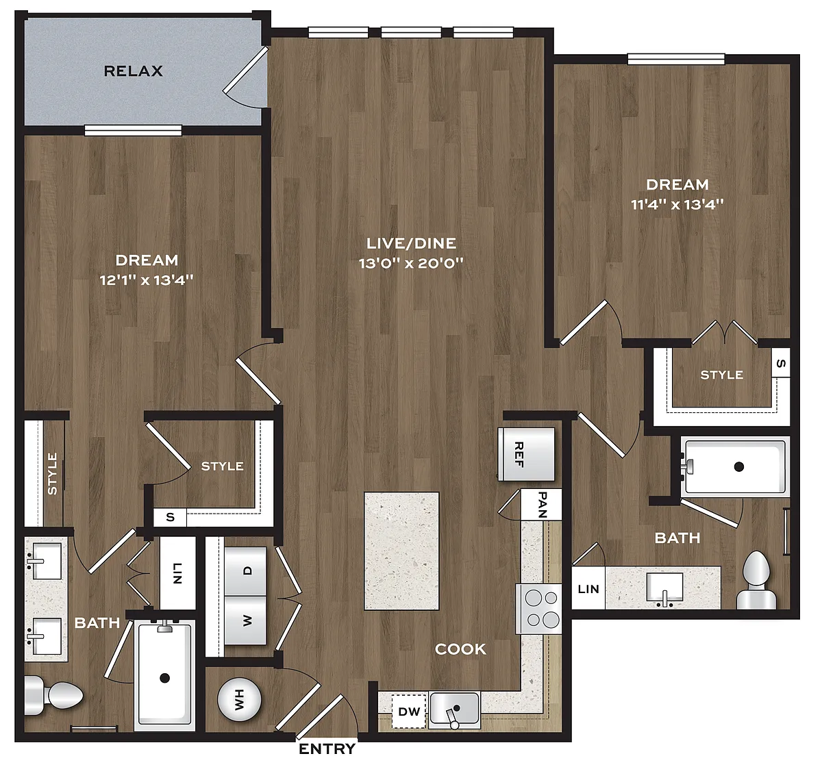Floor plan B1