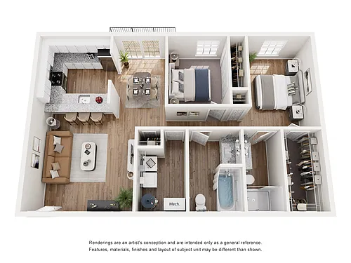 Floor plan Bennington