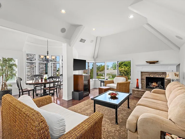 Open floor plan with Catalina ocean sunsets beautiful