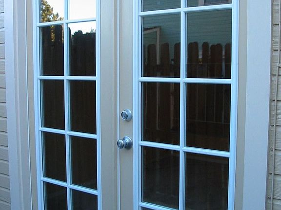 Rear French doors