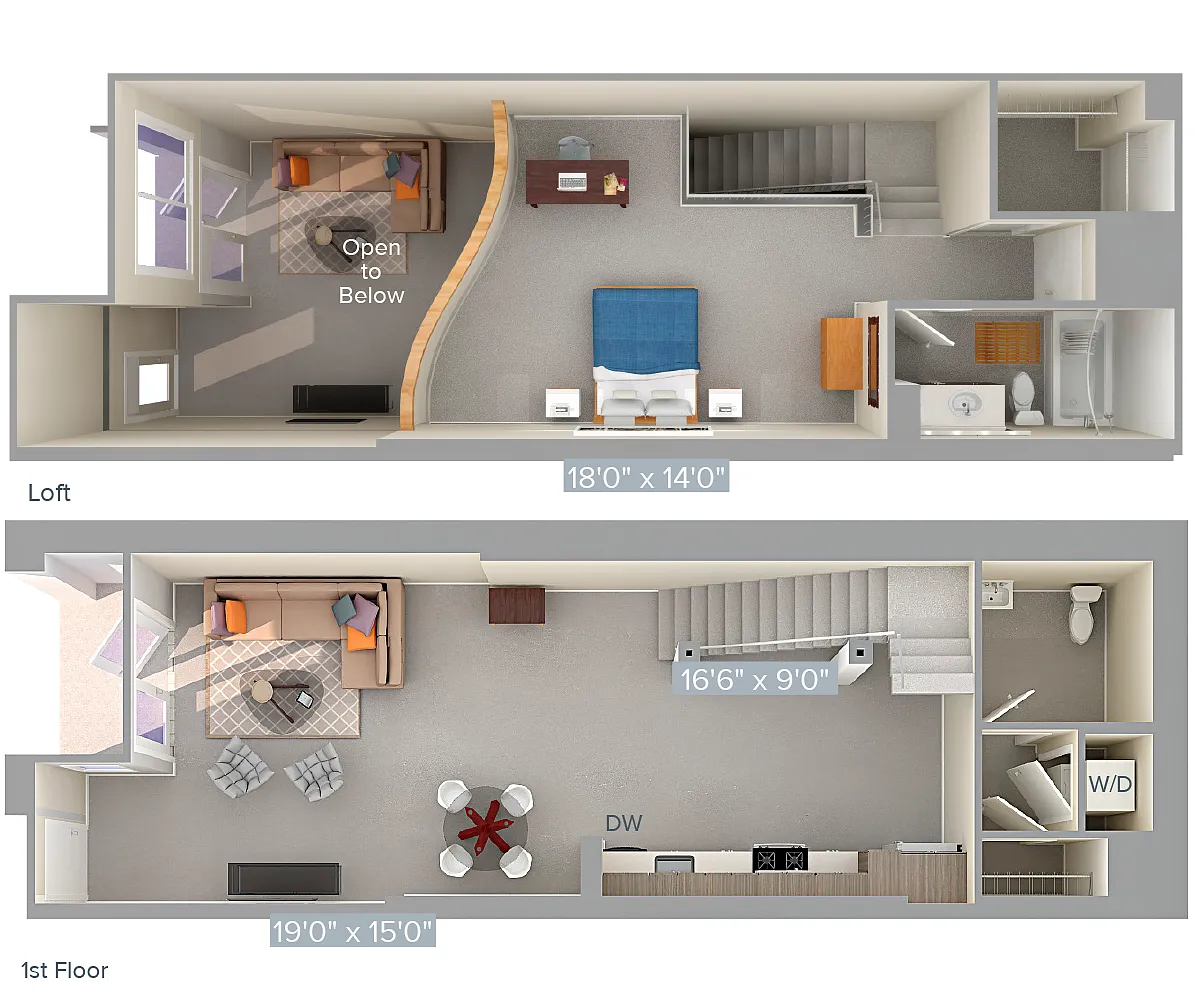 Floor plan D1-1160