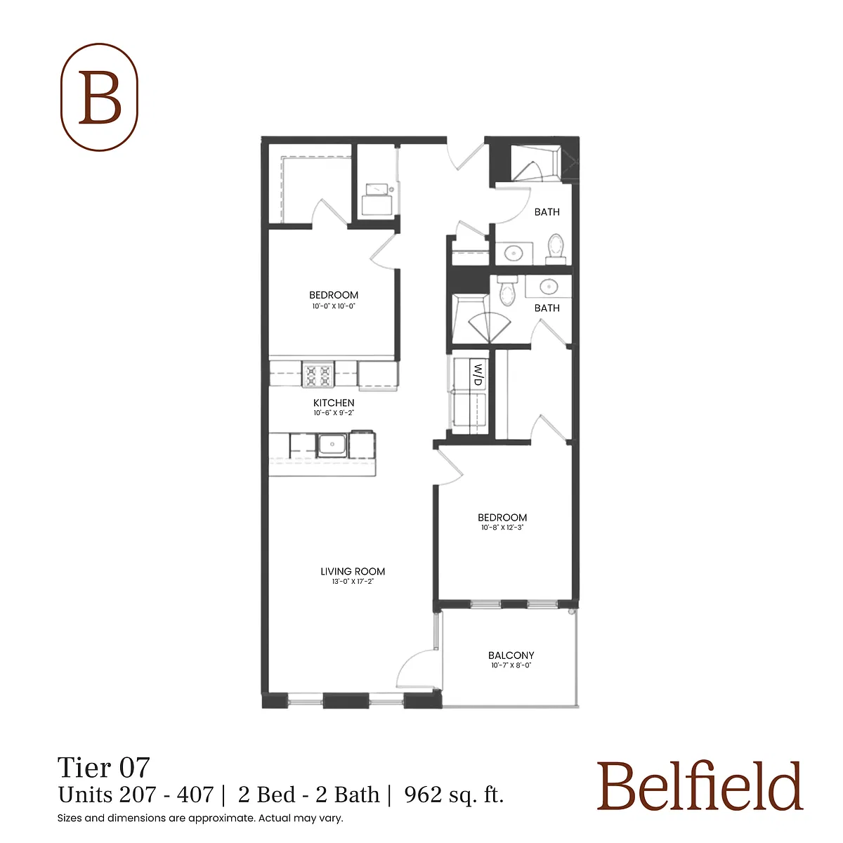 Floor plan Tier 07