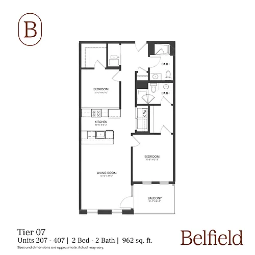 Floor plan Tier 07