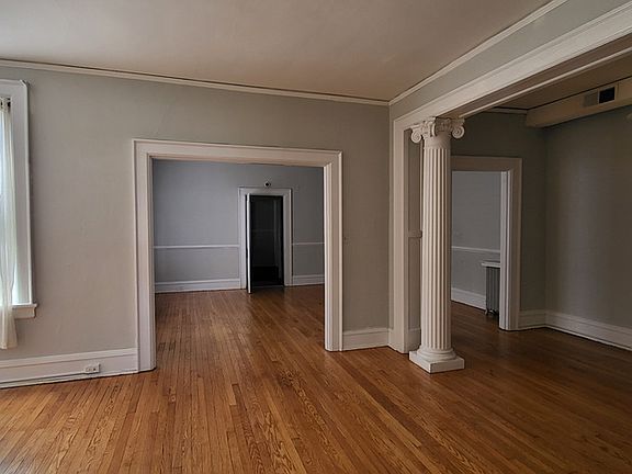 Den looking through to dining room