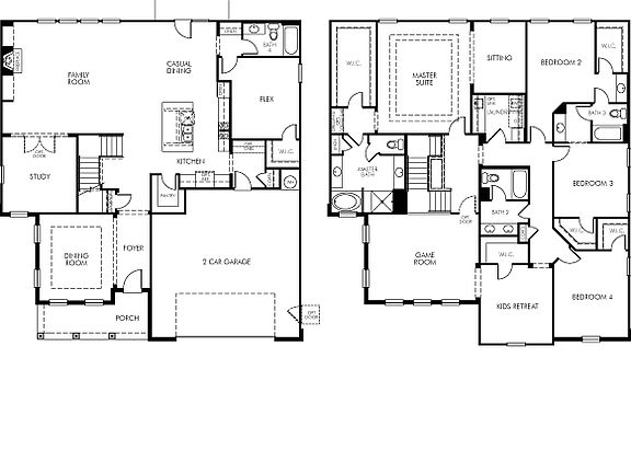 This home is 3,971 square feet with 4 bedrooms and 4 baths.