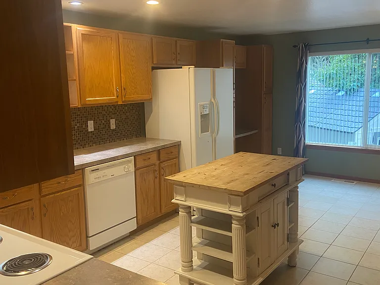 Butcher block cabinet
