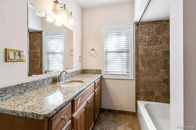 Updated full bath second floor.