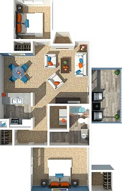 2 Bedroom 1 Bath 2 Bedroom 1 Bath