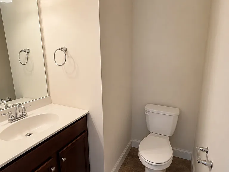 half bath on first floor