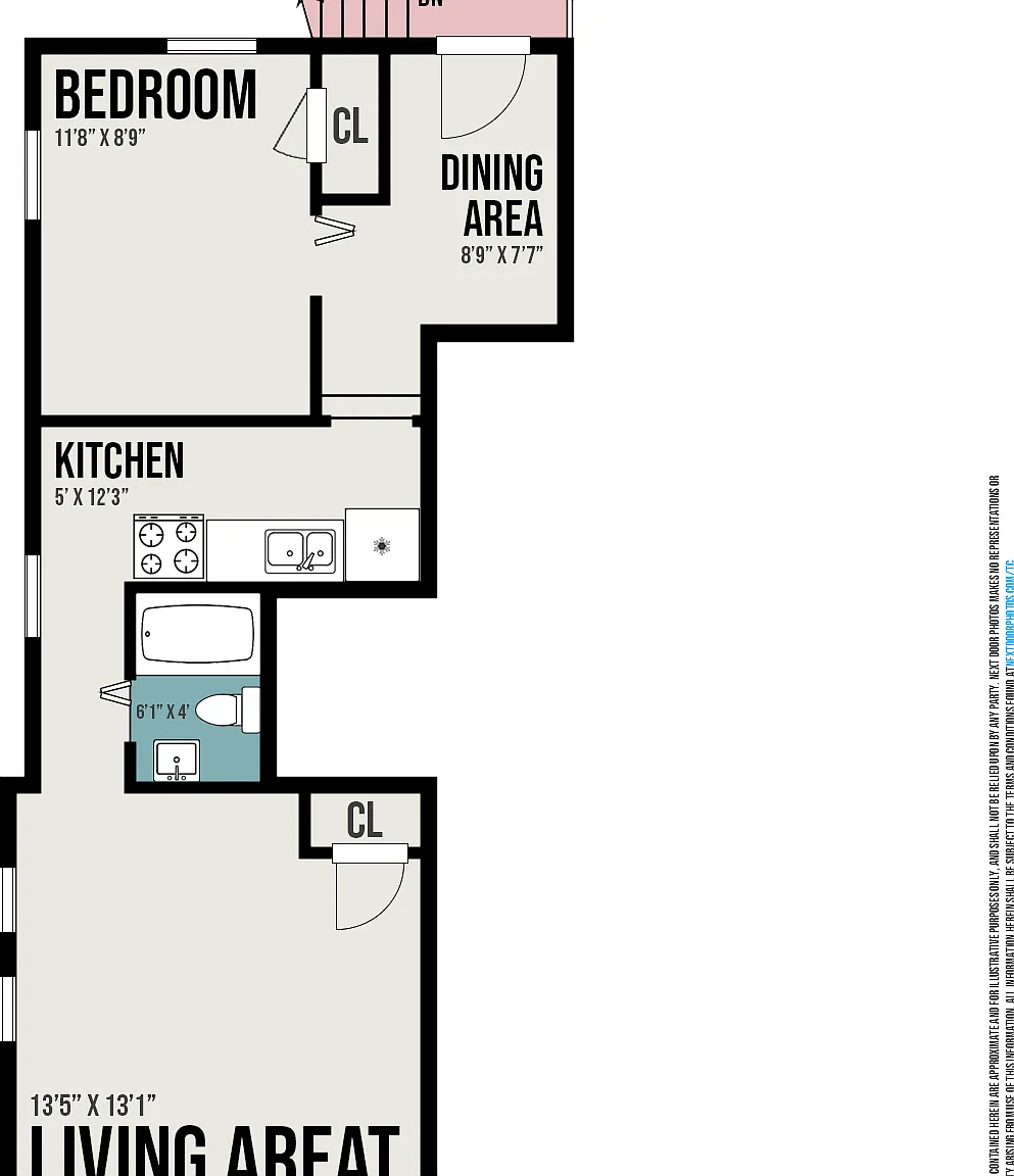 1 bed, 550 sqft, $1,125 — Photo 2
