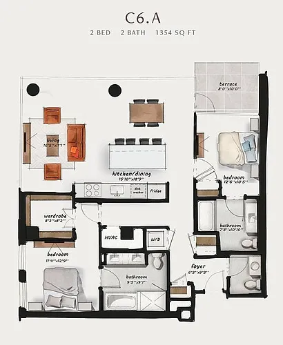Floor plan C6.A