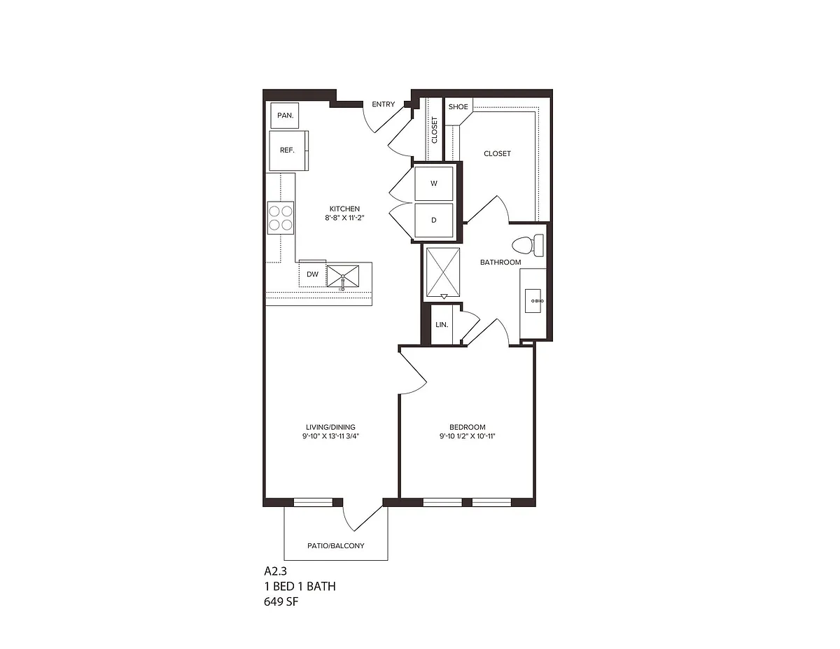 Floor plan A23