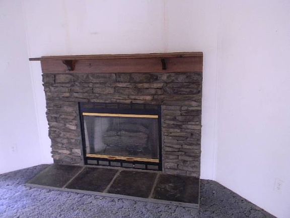 Fireplace in living room