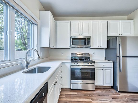 Stainless steel appliances and gas stoves in our Cove homes
