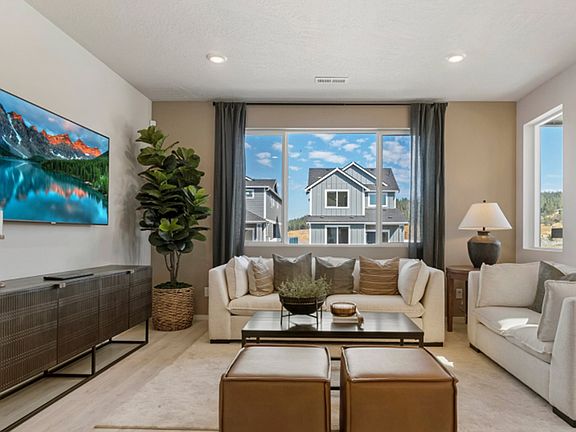 Living room. Illustrative picture from builder website.