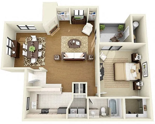 Floor plan Antigua