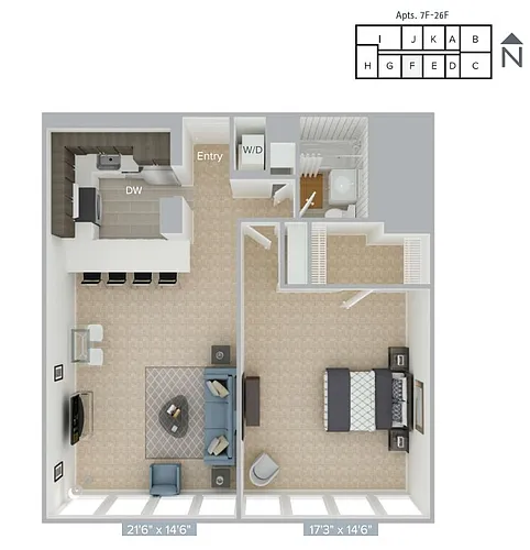 Floor plan A9-F-Premier