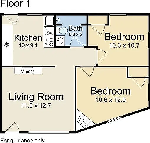 2 bed, 600 sqft, $1,300 — Photo 3