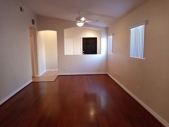 Living area and entry way